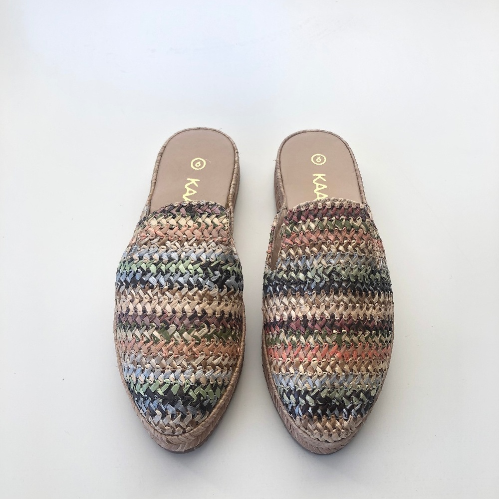 Kaanas Multi Colored Mule Sandal